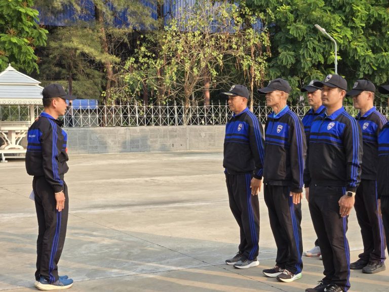 ตม.จว.ร้อยเอ็ด ฝึกแถวเป็นประจำเพิ่มระเบียบวินัยแก่ข้าราชการตำรวจในสังกัด